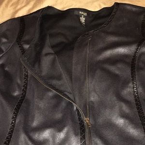 Style &Co leather look jacket